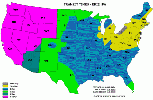 Transit Map Erie PA134