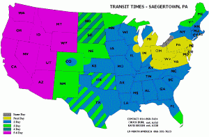 Transit Map Saegertown PA134