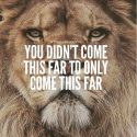 You didnt come this far