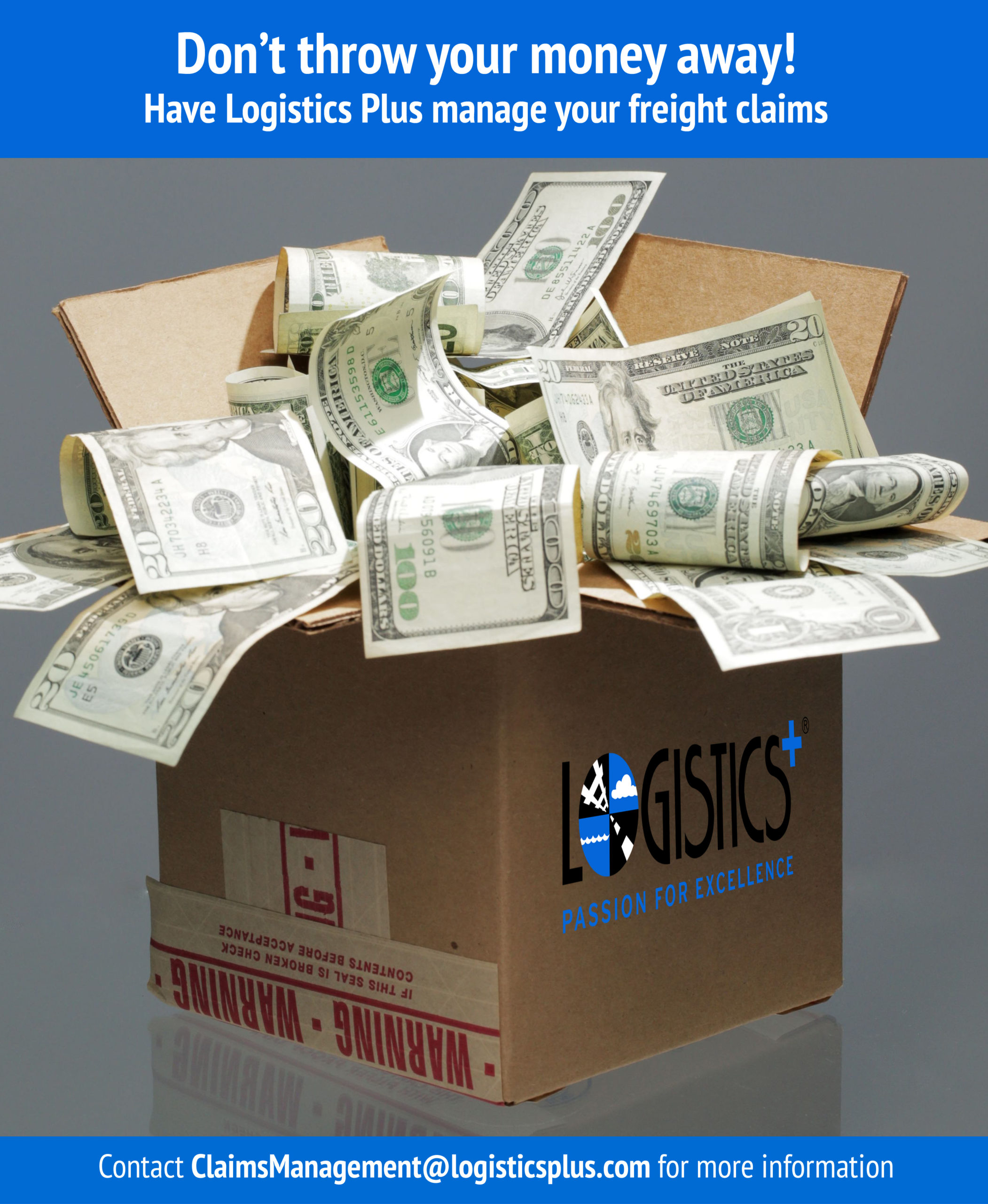 Don't throw money away - Freight Claims Management