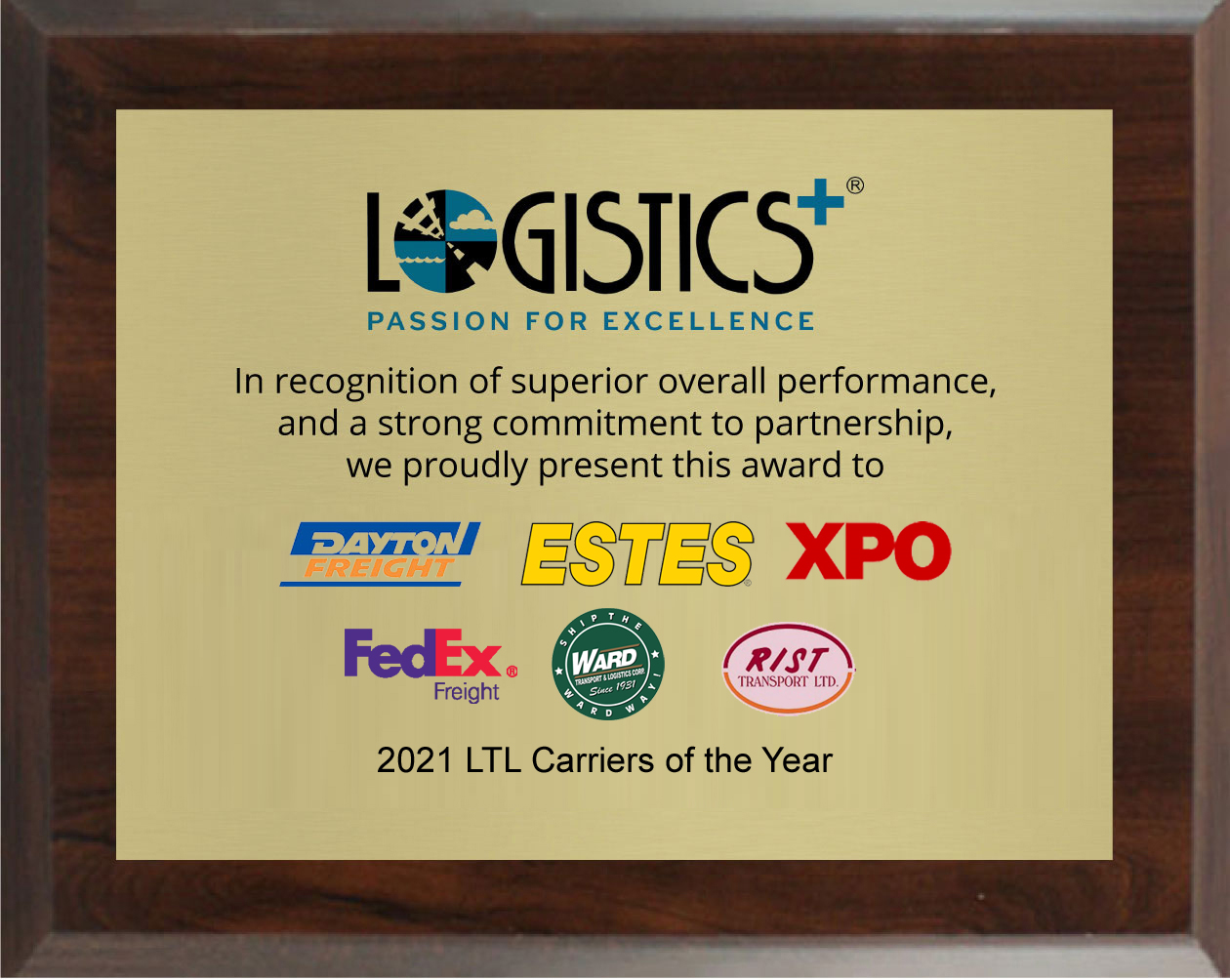 All 2021 LTL Carriers of the Year