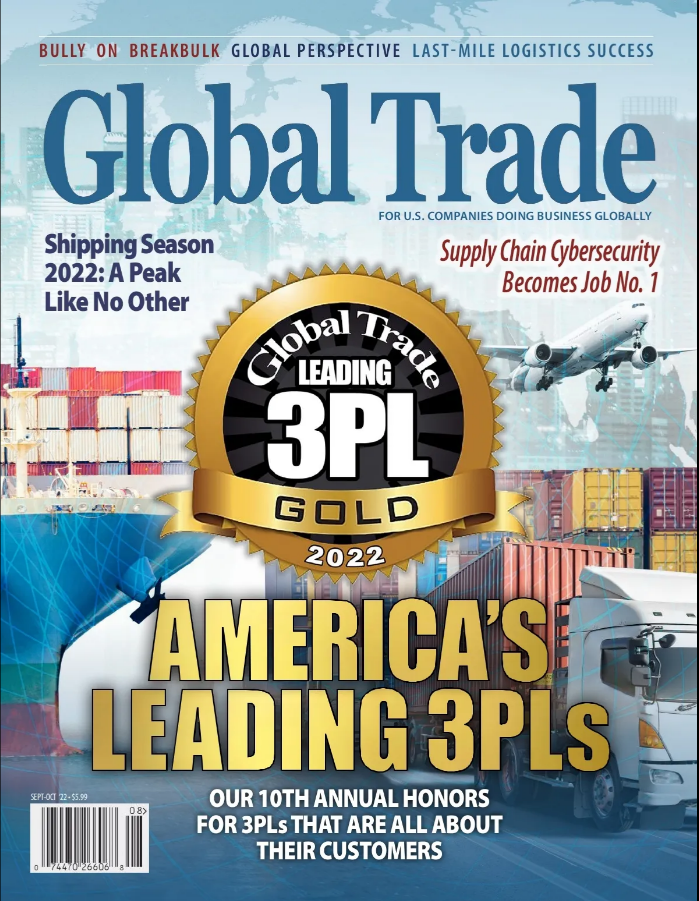 Logistics Plus is Named a Top 50 Leading 3PL by Global Trade Magazine