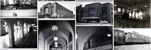 Erie Union Train Station Old Photo Collage
