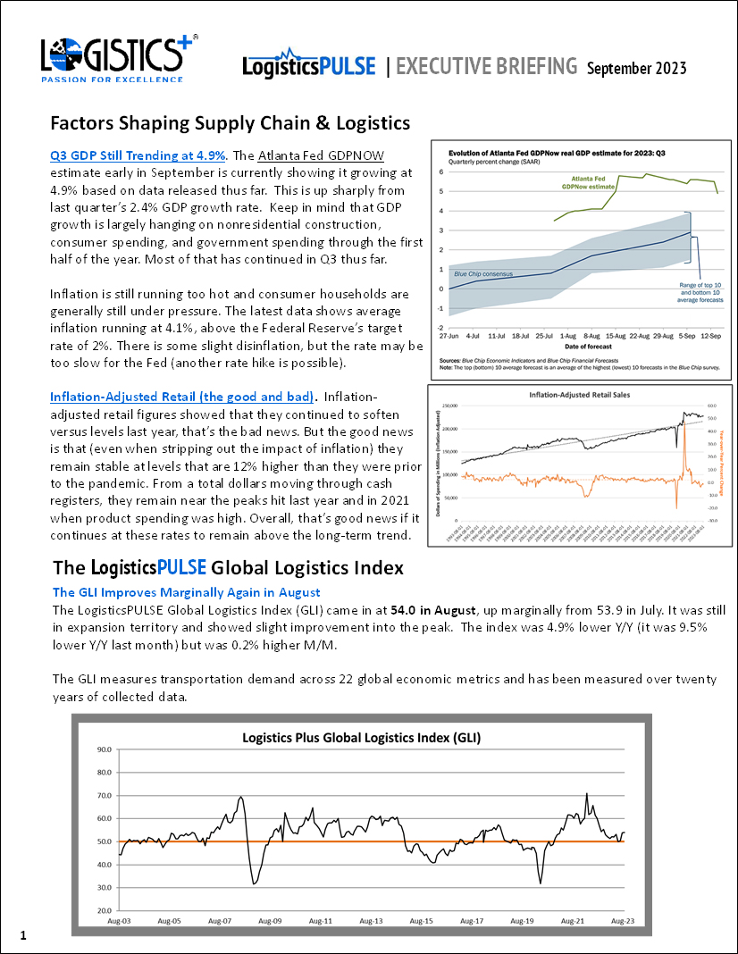 LogisticsPulse Monthly Briefing Sep 2023 Thumbnail