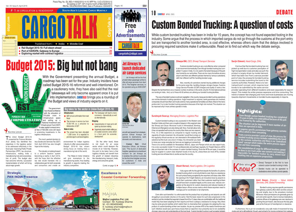 Cargo Talk from Logistics Plus India