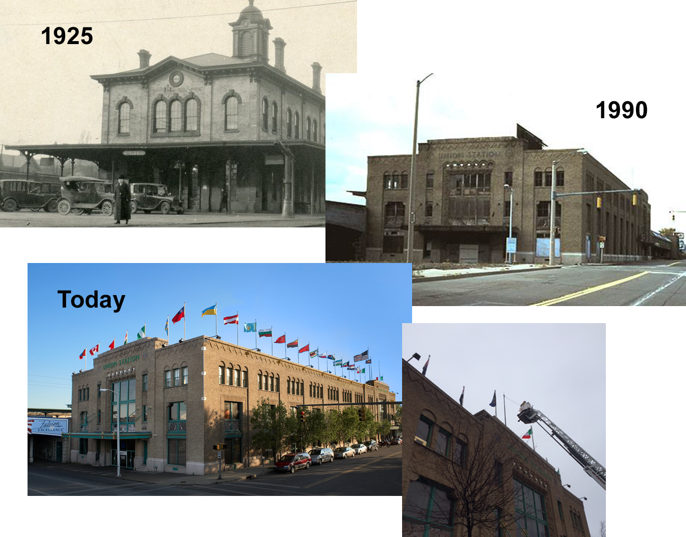 Union Station Flags and History