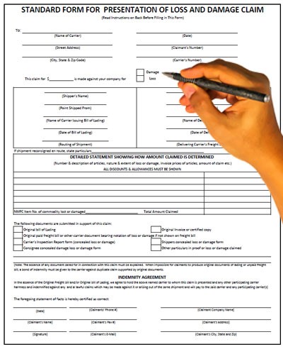 Standard Claim Form