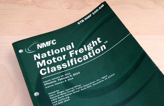 NMFC Classification Rules In Effect April 28, 2018