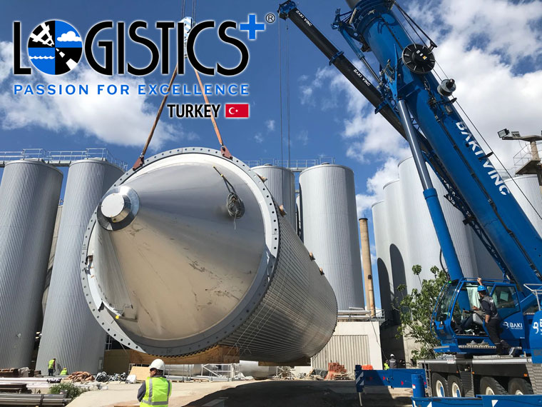 Logistics Plus Safely Delivers 13 Beer Tanks to Downtown Izmir