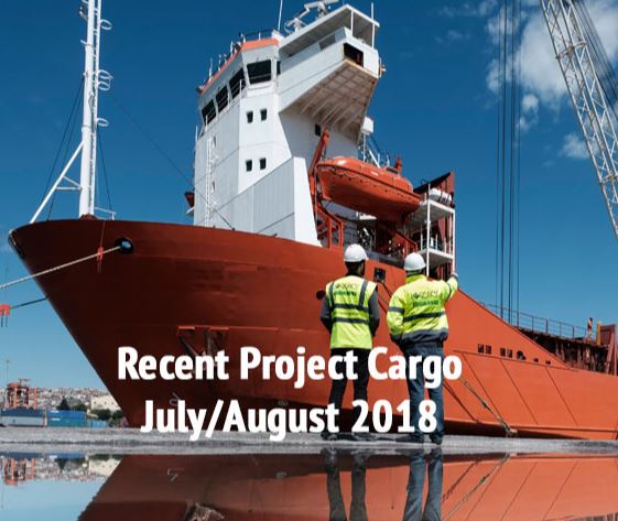 Examples of Project Cargo Managed in July/August 2018