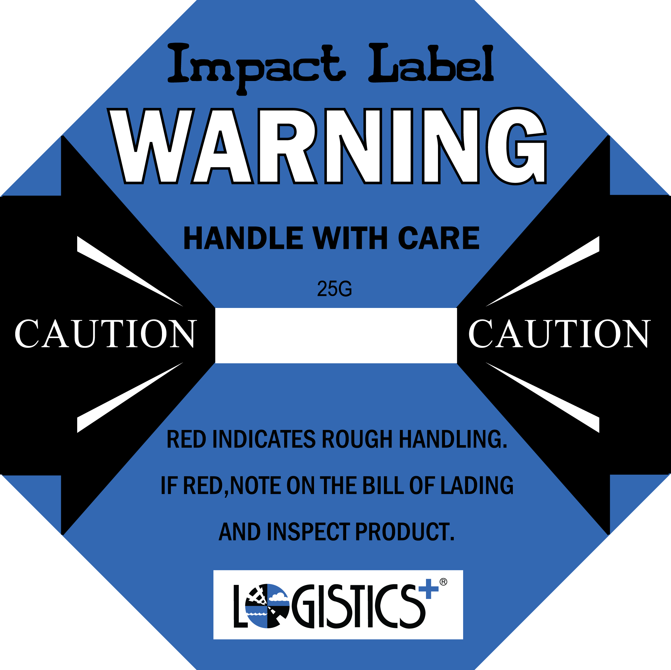 New Logistics Plus Impact Labels Alert Potential Concealed Damage