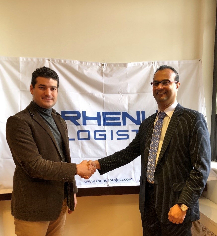 Company Directors seal partnership at the Rhenus Project Logistics America Headquarters in New York, NY