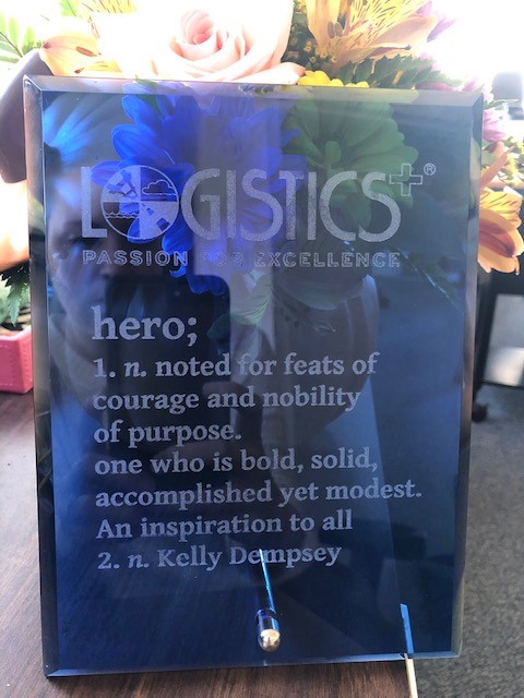 Kelly Dempsey Presented with an LP Hero Award