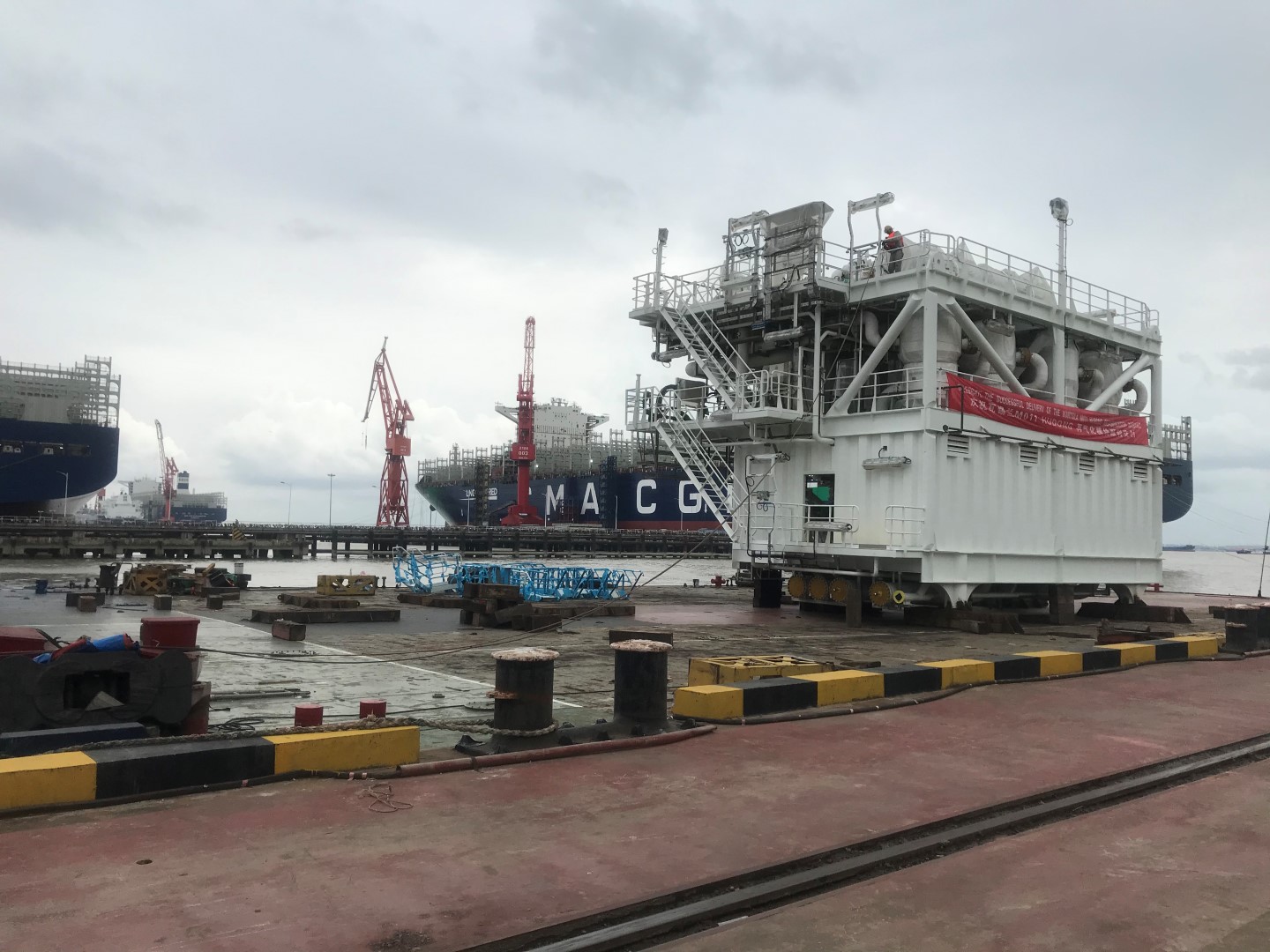 Logistics Plus Delivers for the Largest LNG Powered Container Vessel