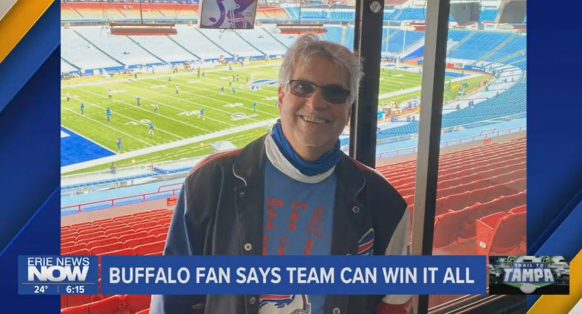 Lifelong Bills Fan Jim Berlin Interviewed on Erie News Now