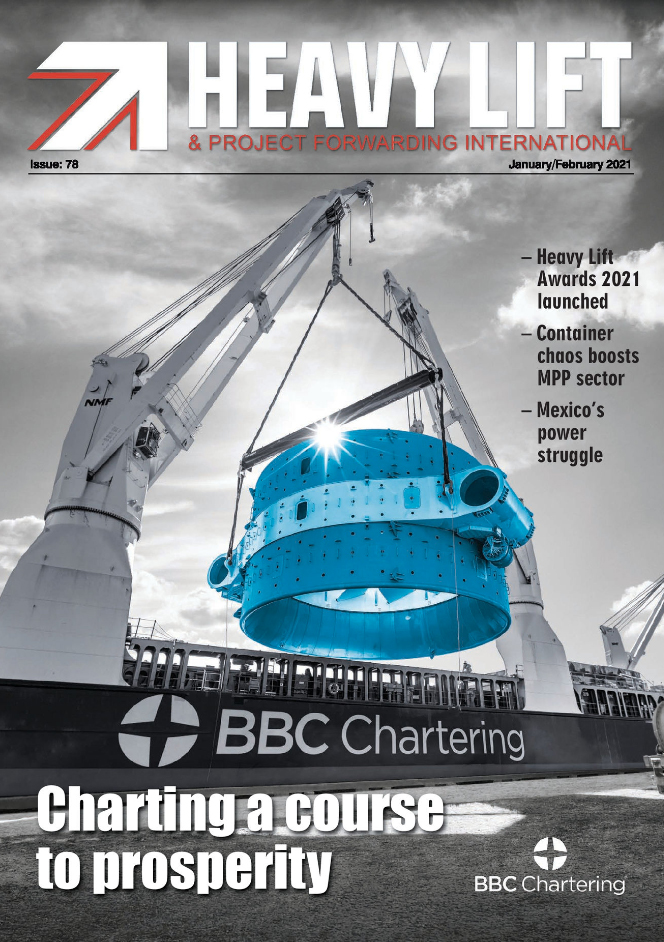 Heavy Lift & Project Forwarding International magazine cover