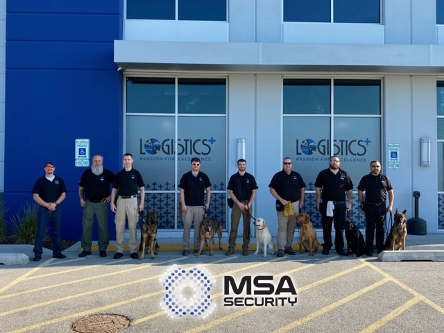 Logistics Plus Chicago Hosts MSA Security K9 Trainings