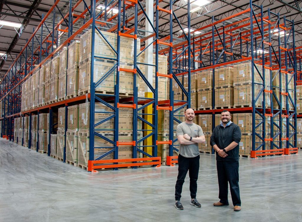 Chino, CA warehouse racking