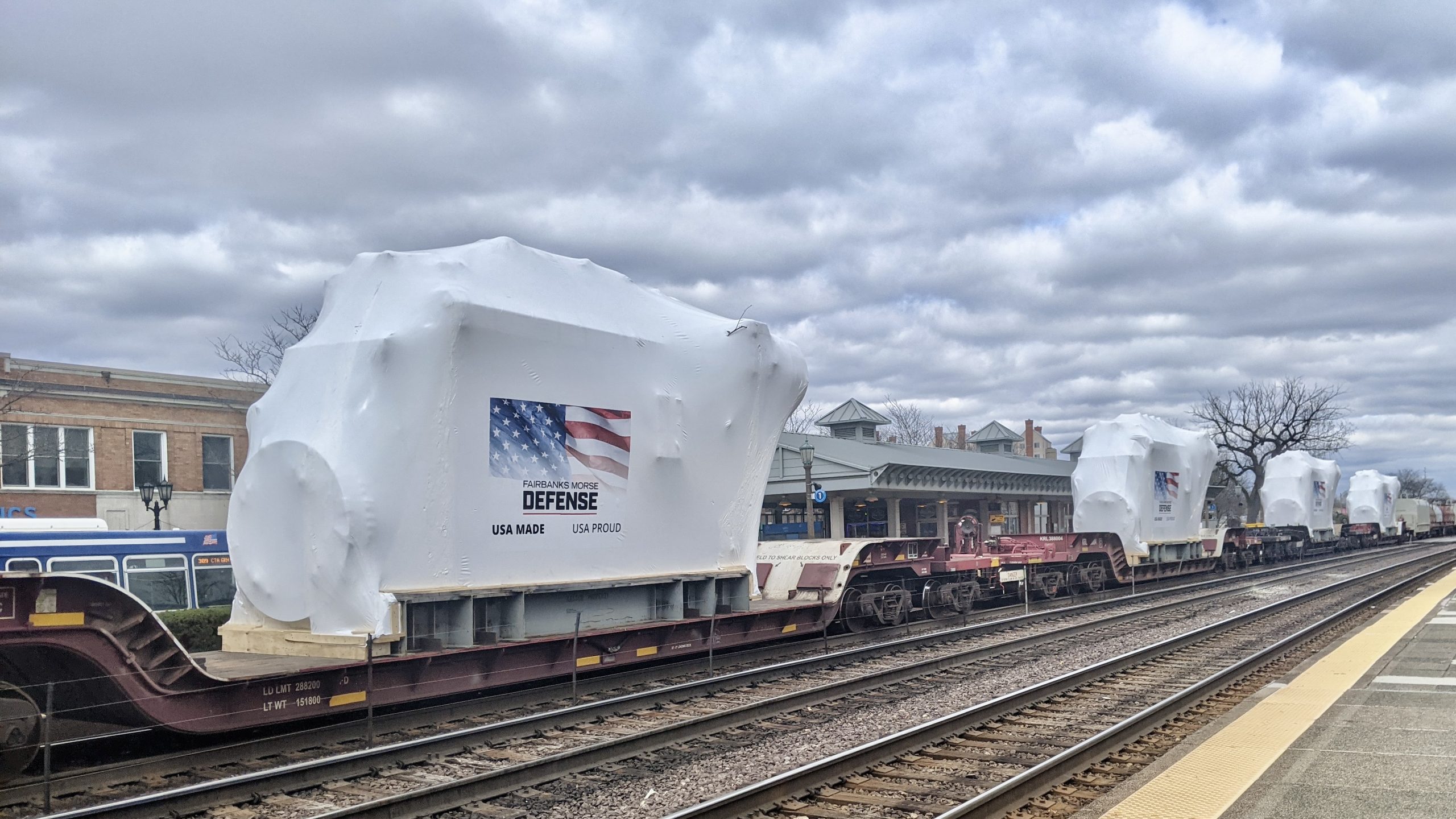 Naval Warship Engines On The Move