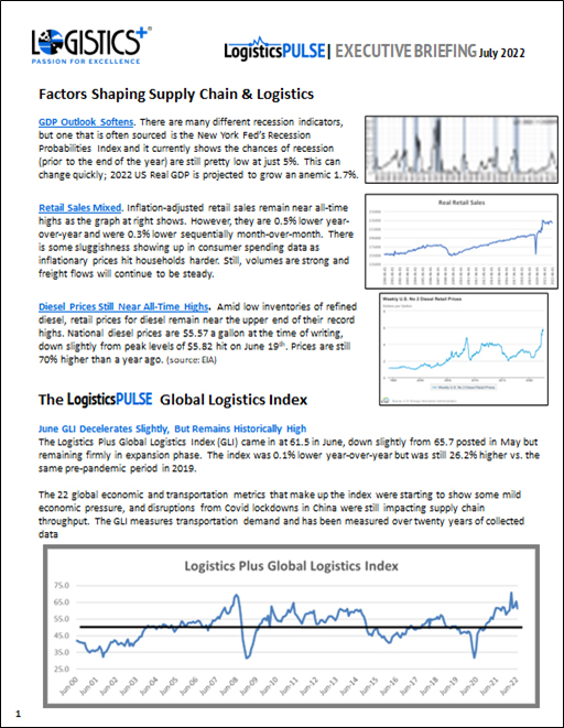 LogisticsPulse Monthly Briefing July 2022 Thumbnail