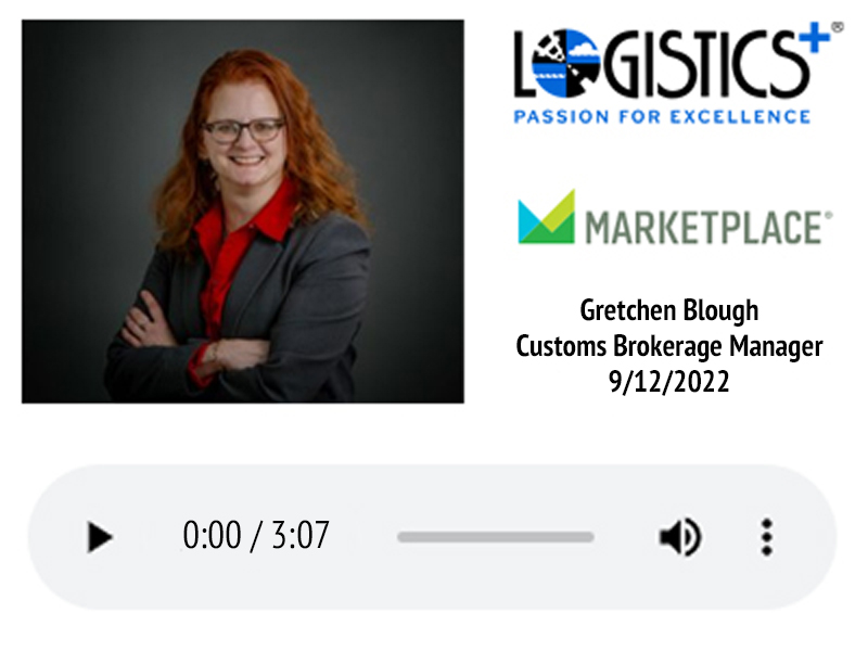 Gretchen Blough Talks Freight Delays on Marketplace