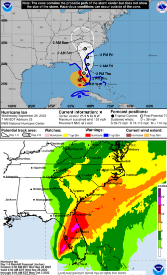 hurricane ian map