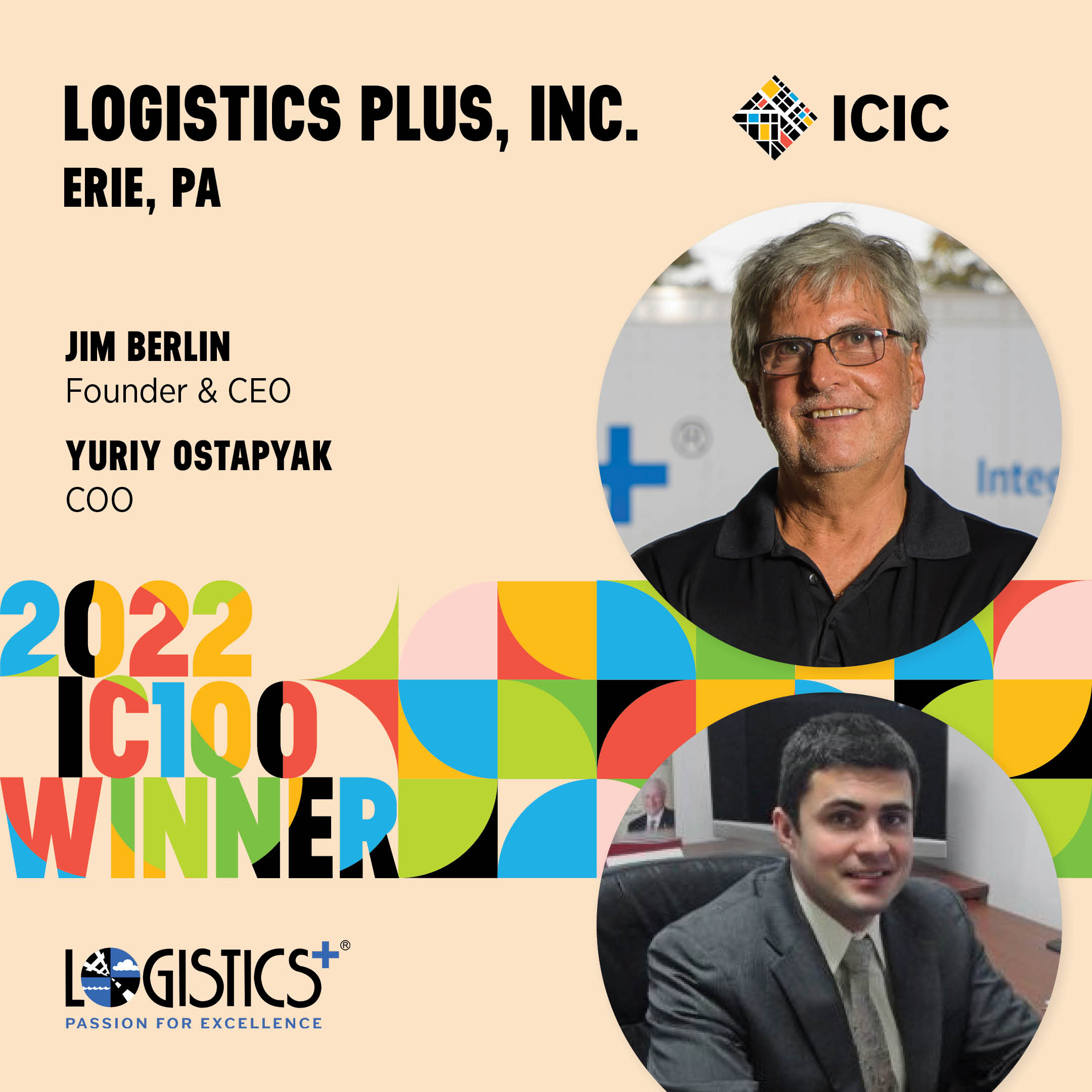 ICIC recognizes Logistics Plus as a 2022 Inner City 100 Award Winner