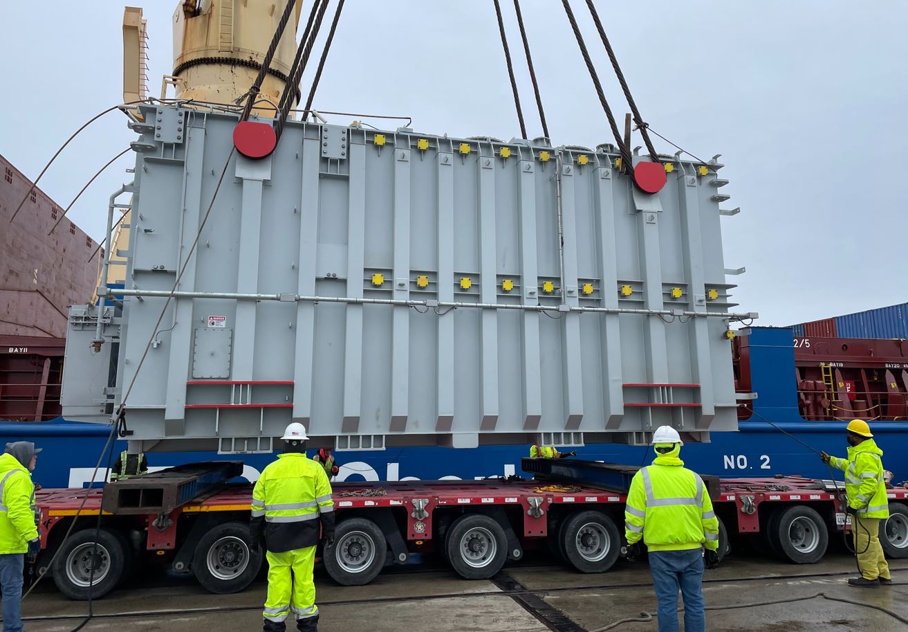 Logistics Plus Handles Transformer Project in CA
