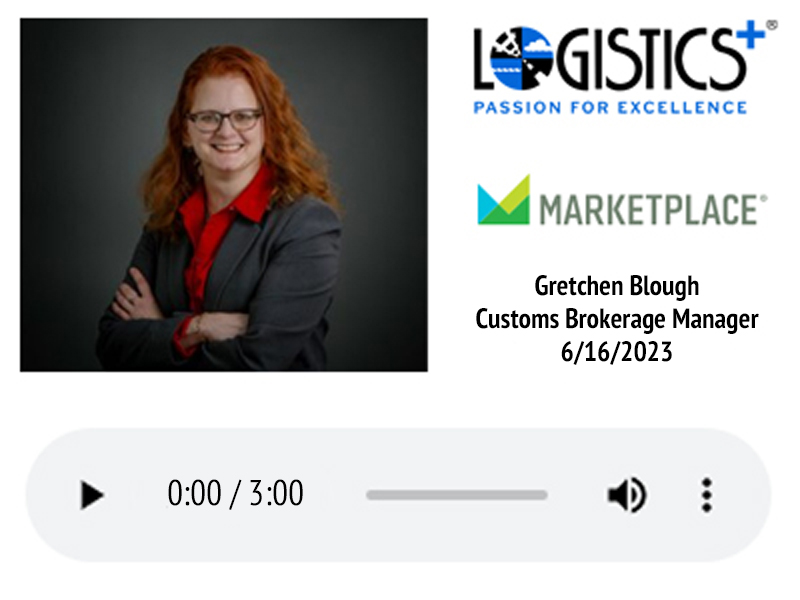 Gretchen Blough Gives Tariff Updates on Marketplace