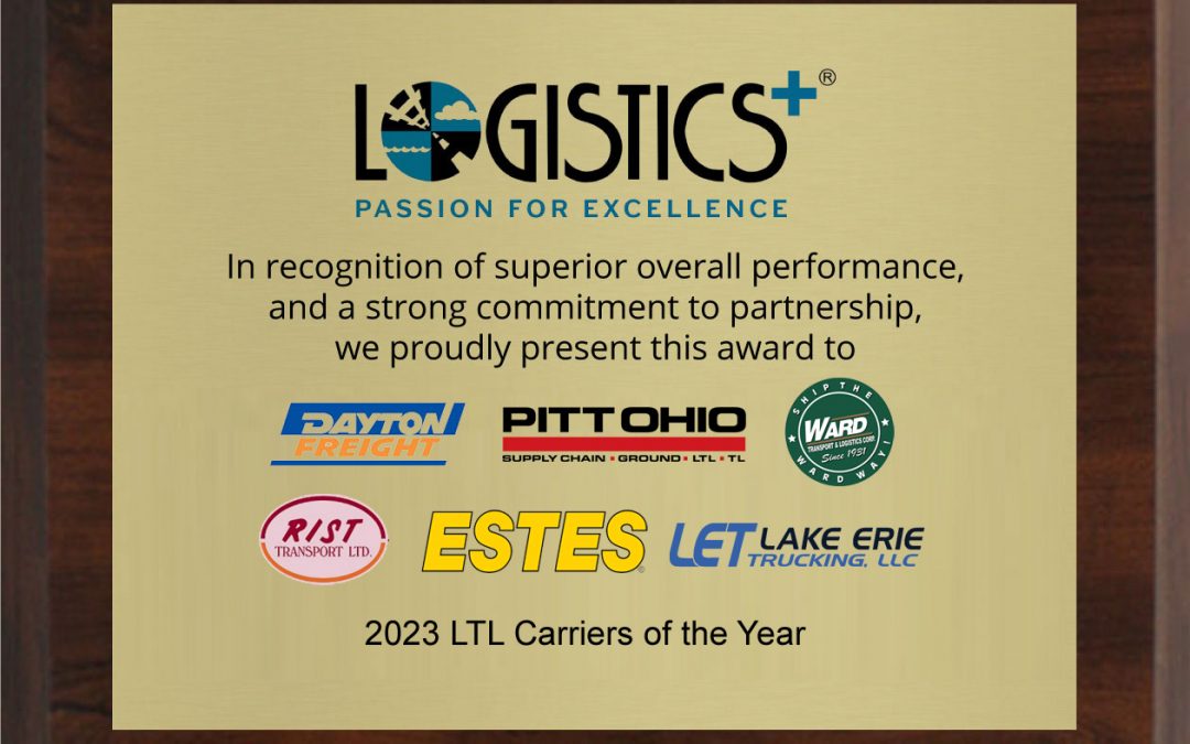 Logistics Plus Recognizes Six LTL Carriers for 2023 Awards