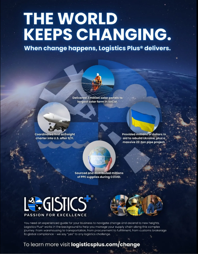 Logistics Plus Global Trade Ad 2024 Thumbnail