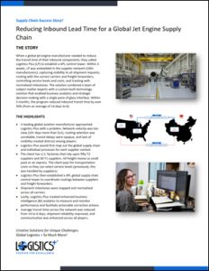 Supply Chain Success Story - Jet Engine Thumbnail