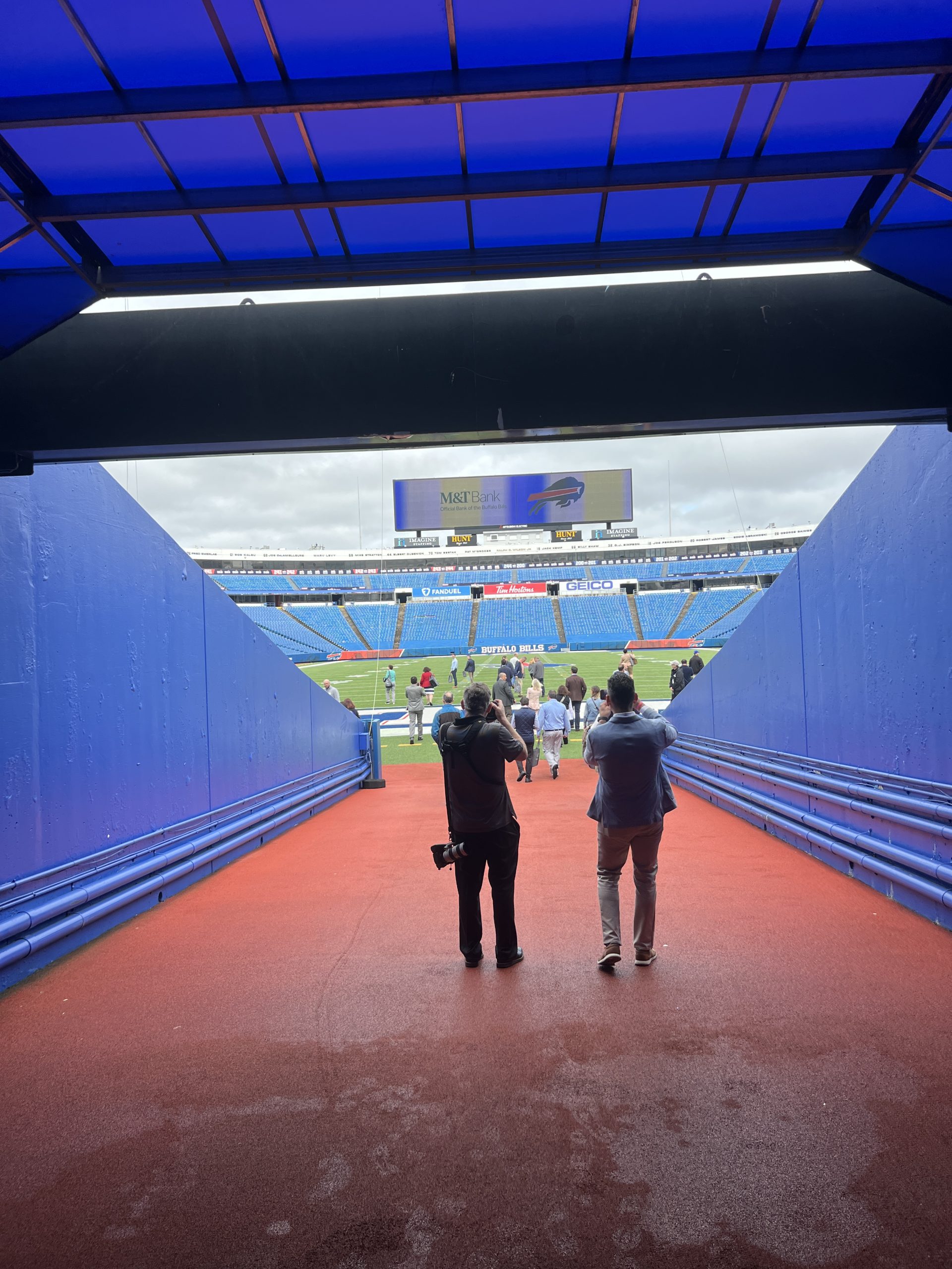 bills stadium tunnel