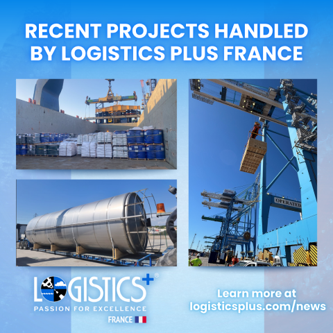 Recent Projects Handled by Logistics Plus France