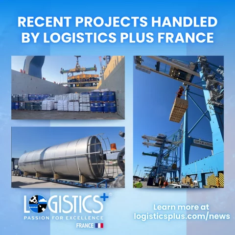 Recent Projects Handled by Logistics Plus France