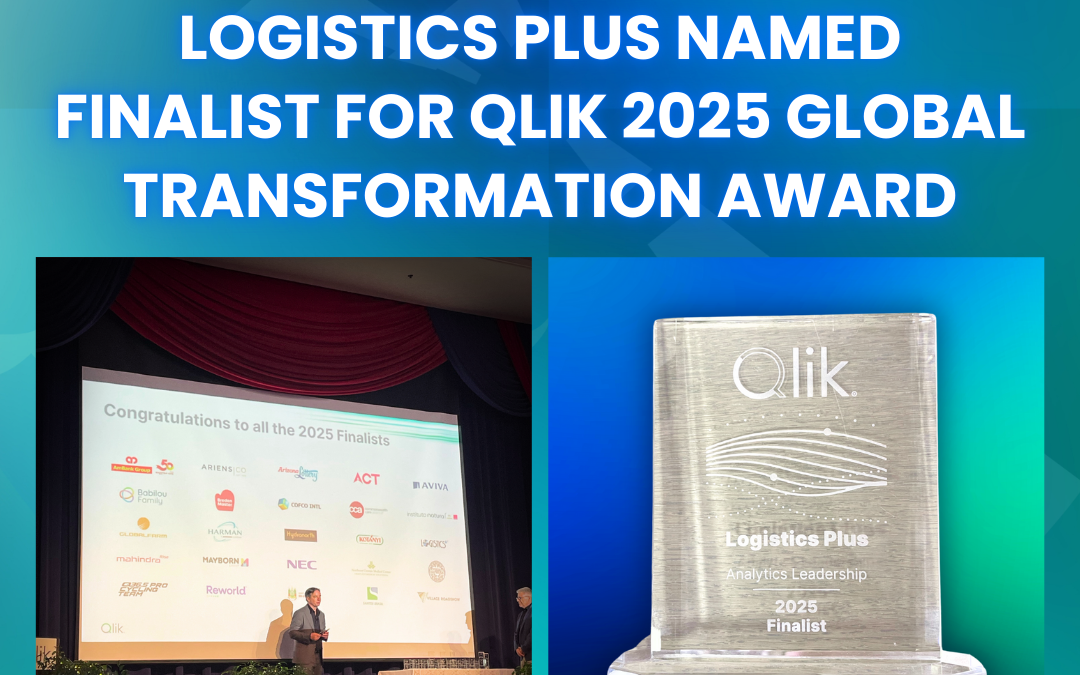 Logistics Plus Named Finalist for Qlik 2025 Global Transformation Award