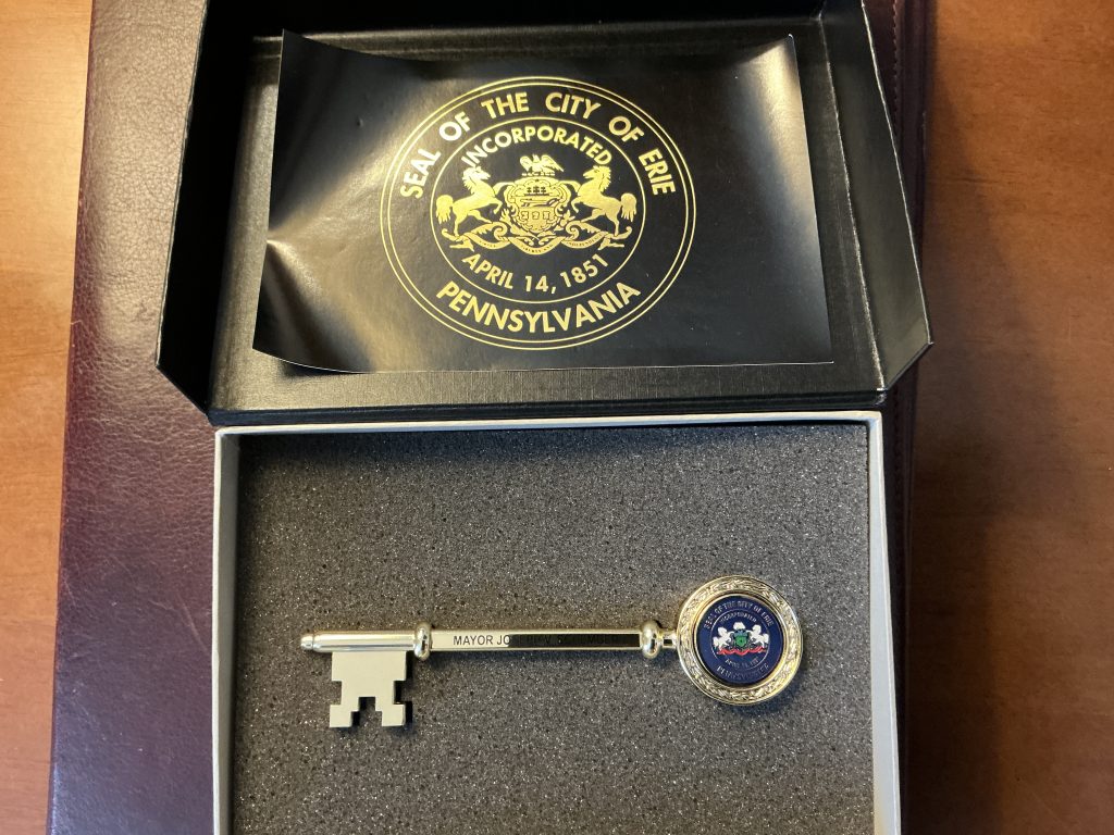 city of erie key