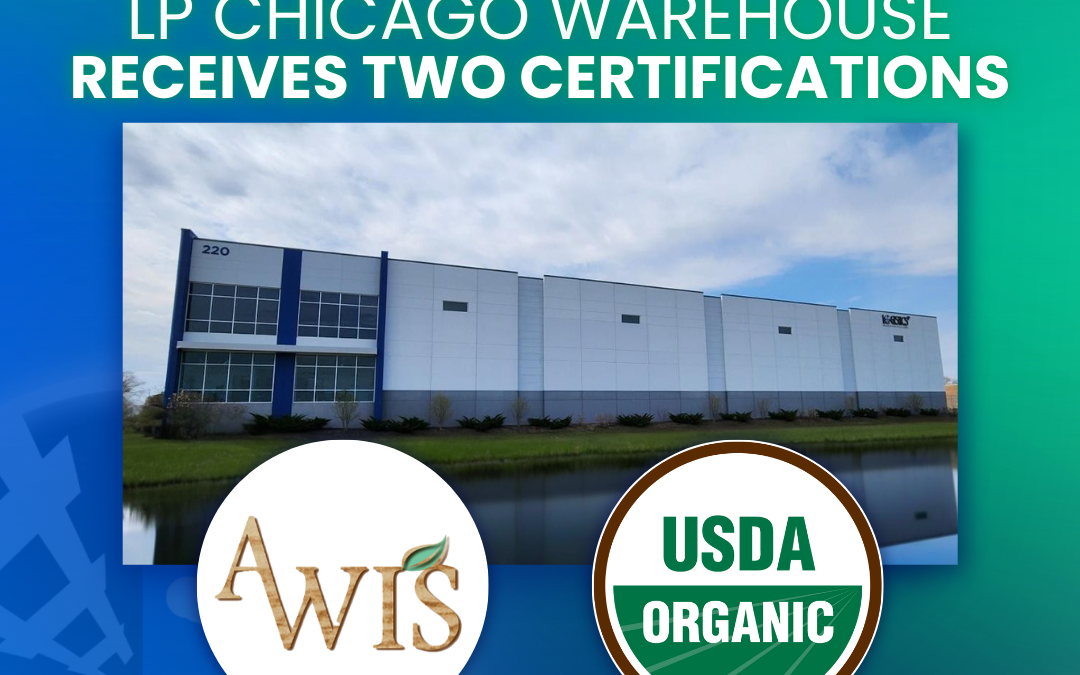 Logistics Plus Chicago Warehouse Receives Two Certifications