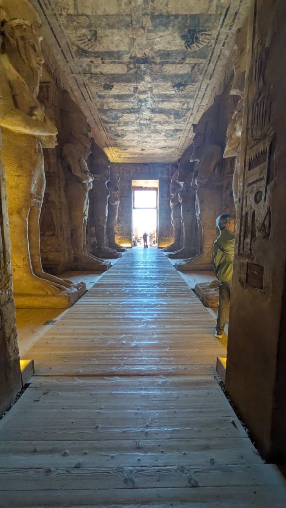 inside tomb