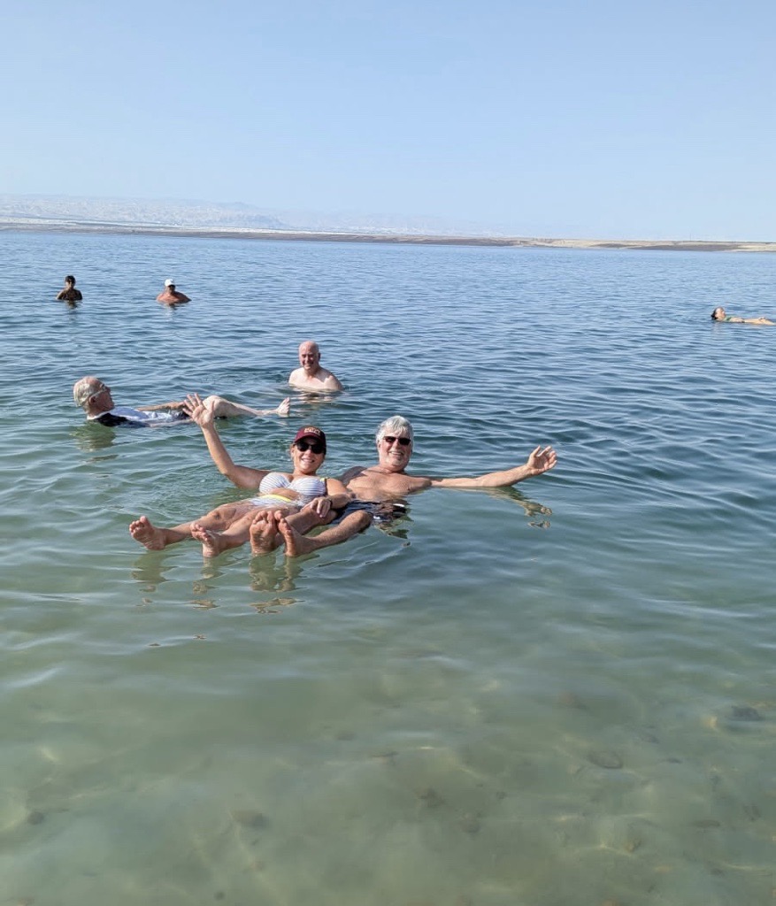 dead sea floating