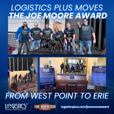 Logistics Plus Moves the Joe Moore Award from West Point to Erie