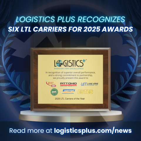 Logistics Plus Recognizes Six LTL Carriers for 2025 Awards