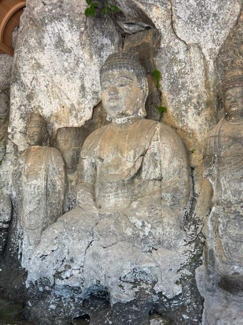 stone buddhas
