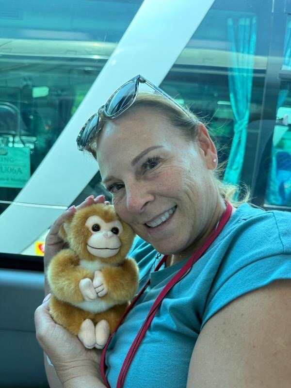 toy snow monkey