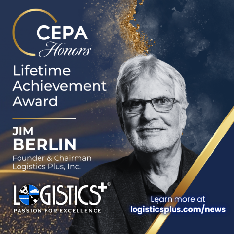 The Center for European Policy Analysis (CEPA) Announces Lifetime Achievement Award for Logistics Plus Founder and Chairman Jim Berlin