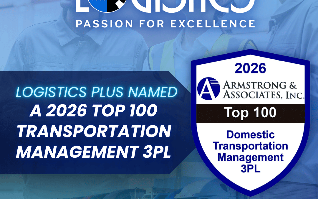 Logistics Plus is Named to Armstrong & Associates’ 2026 Top 100 Domestic Transportation Management 3PL List