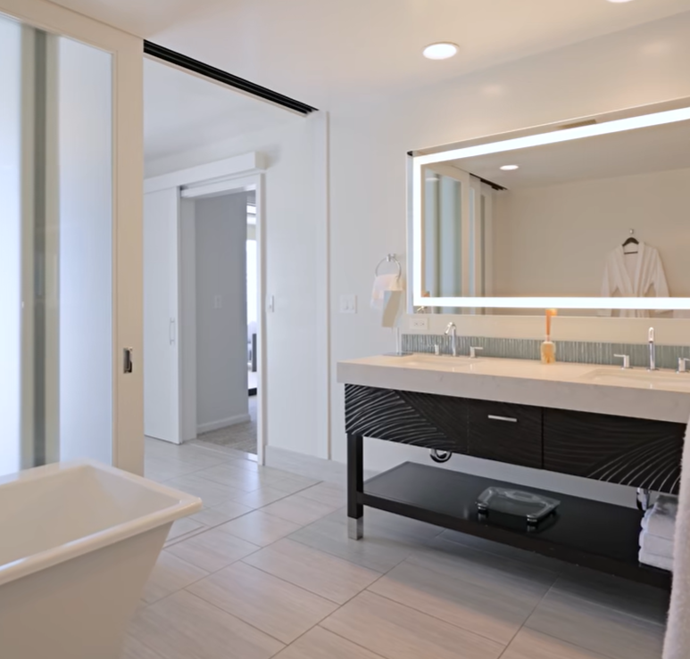 updated bathroom updated br